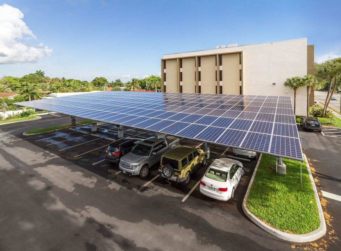 50.6kwh Parking Area 8000w Off Grid Solar Pv System