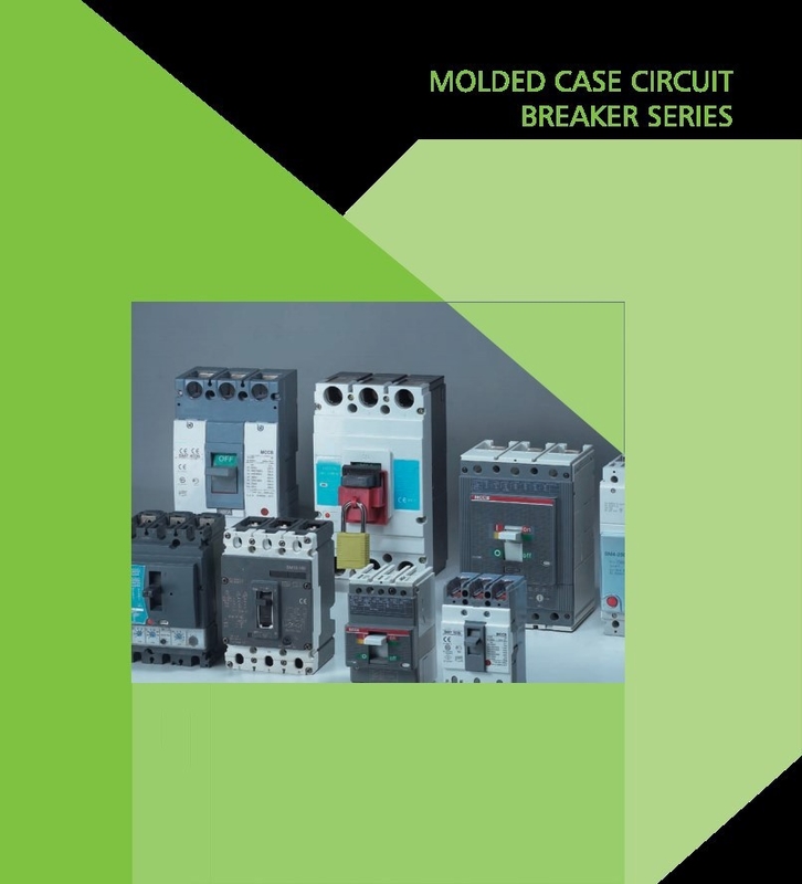 SM8L Molded Case Industrial Circuit Breaker 3 Pole 380V With Earth Leakage Protection
