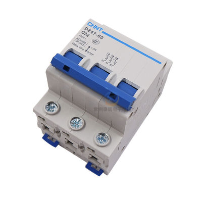 Chint DZ47-60 Miniature Circuit Breaker 6~63A, 80~125A, 1P,2P,3P,4P for Circuit Protection AC220, 230V, 240V Use