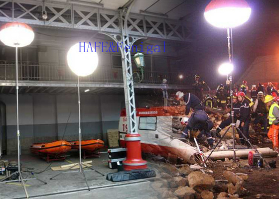 200W Glare Free Tripod Balloon Lights For Outdoor Industrial And Rescue Lighting